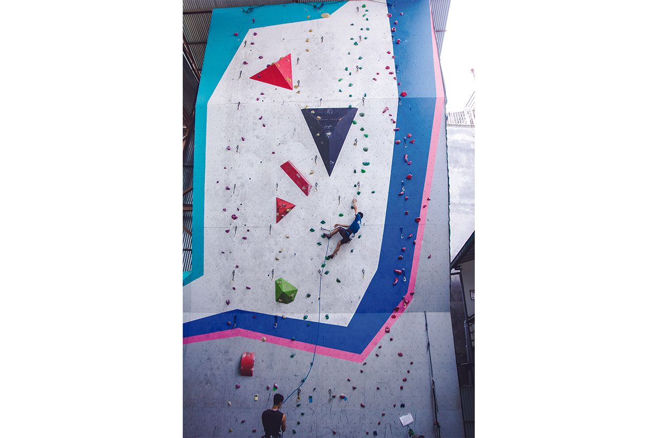 Lead Climbing Wall Kathmandu Sport Climbing Center