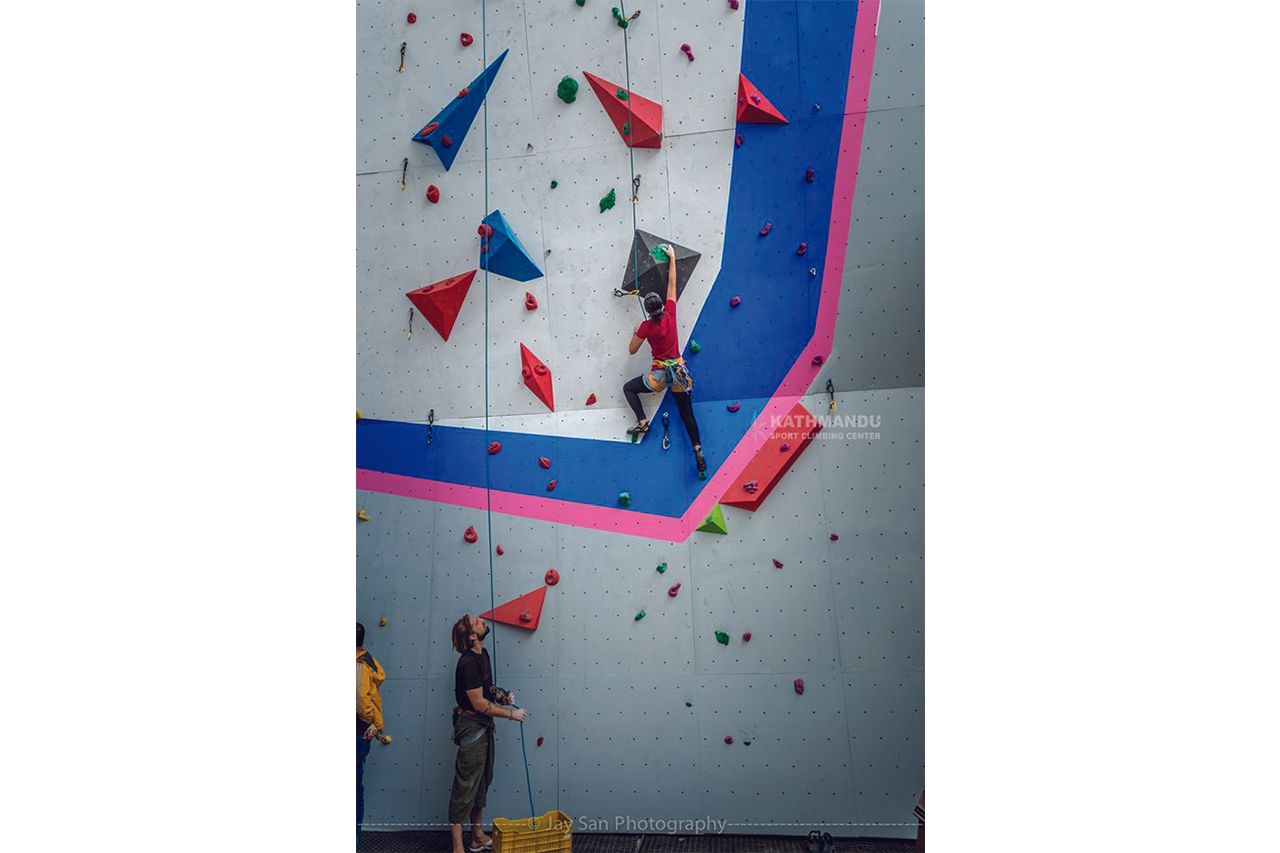 Lead Climbing Wall Kathmandu Sport Climbing Center
